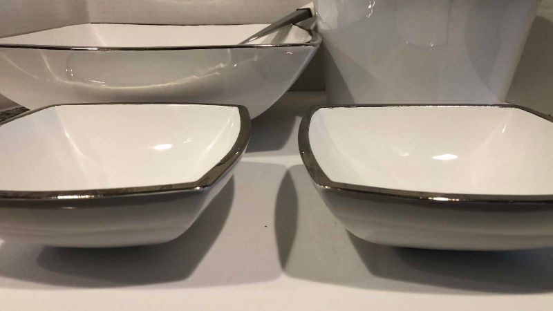 Photo 1 of I PATRIZI SOUP AND SALAD SET MADE IN ITALY