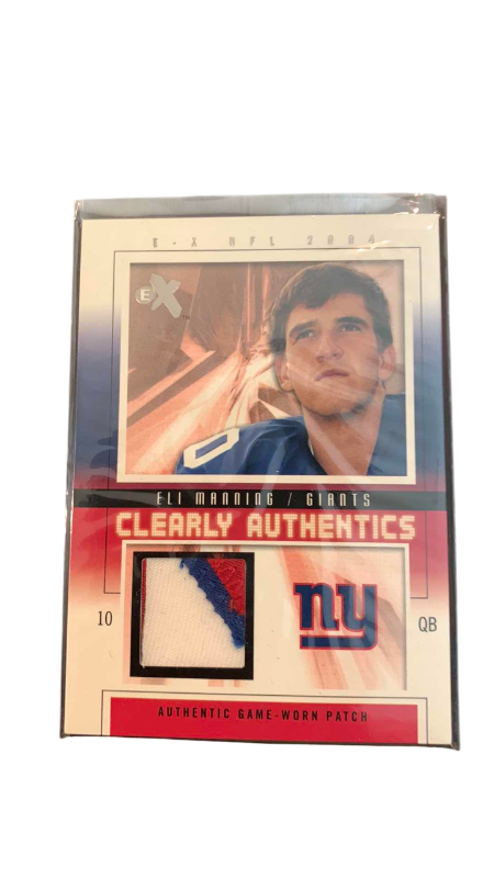 Photo 1 of 2005 FLEER ELI MANNING JERSEY CARD 33/90 NFL FOOTBALL