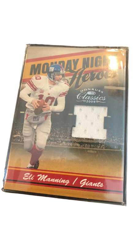 Photo 1 of 2008 DONRUSS ELI MANNING JERSEY CARD 53/250