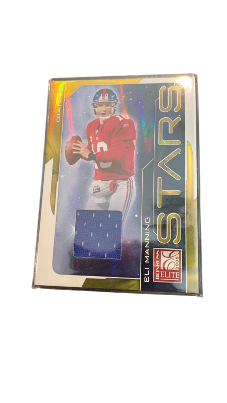 Photo 1 of 2008 DONRUSS ELI MANNING JERSEY CARD 11/100 NFL FOOTBALL