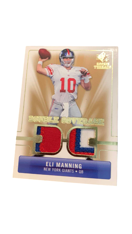 Photo 1 of 2007 UPPER DECK ELI MANNING JERSEY CARD NFL FOOTBALL
