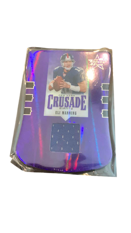 Photo 1 of 2005 LEAF ELI MANNING JERSEY CARD 13/150 NFL FOOTBALL