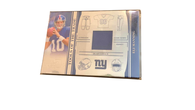 Photo 1 of 2006 PLAYOFF ELI MANNING JERSEY CARD 26/50 NFL FOOTBALL