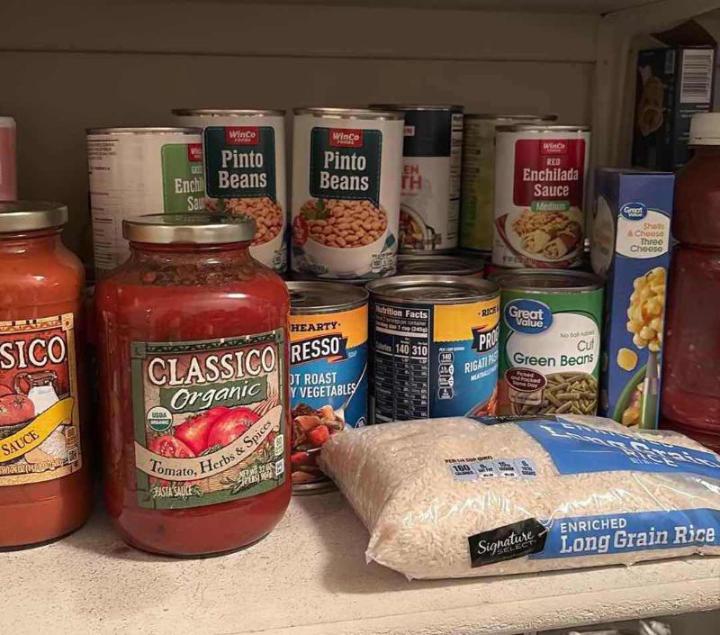 Photo 1 of SHELF IN PANTRY DRY STOCK GOODS