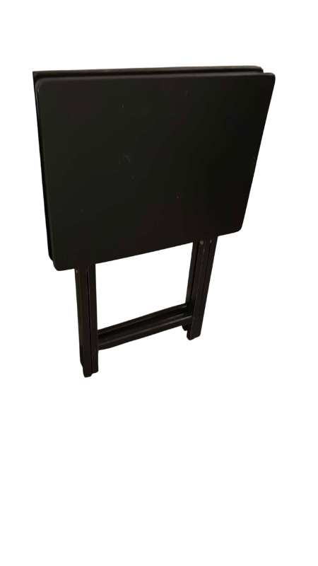 Photo 1 of TV DINNER TABLES SET OF TWO 19” X 29” H
