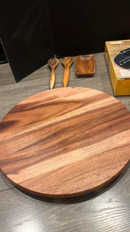 Photo 1 of SLATE AND WOOD SERVING SETS CHARCUTERIE BOARDS