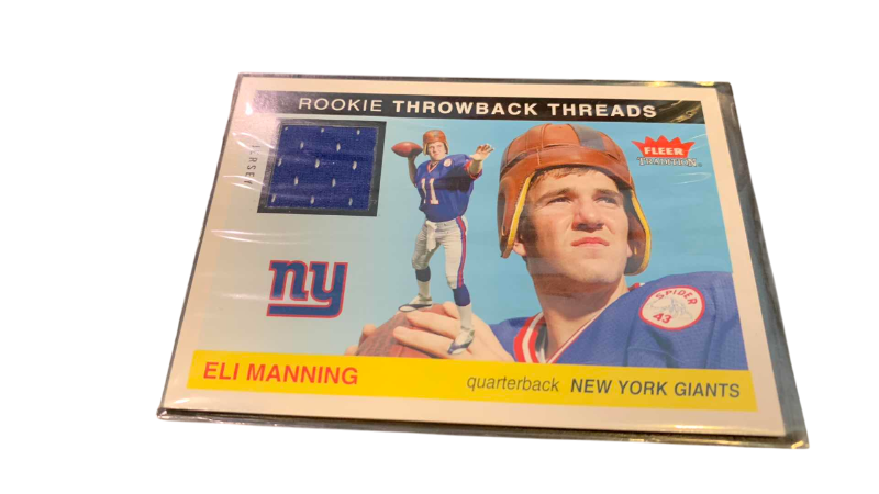 Photo 1 of 2004 DONRUSS ELI MANNING JERSEY CARD