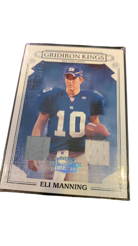 Photo 1 of 2007 DONRUSS ELI MANNING DOUBLE JERSEY CARD 1/250 NFL FOOTBALL