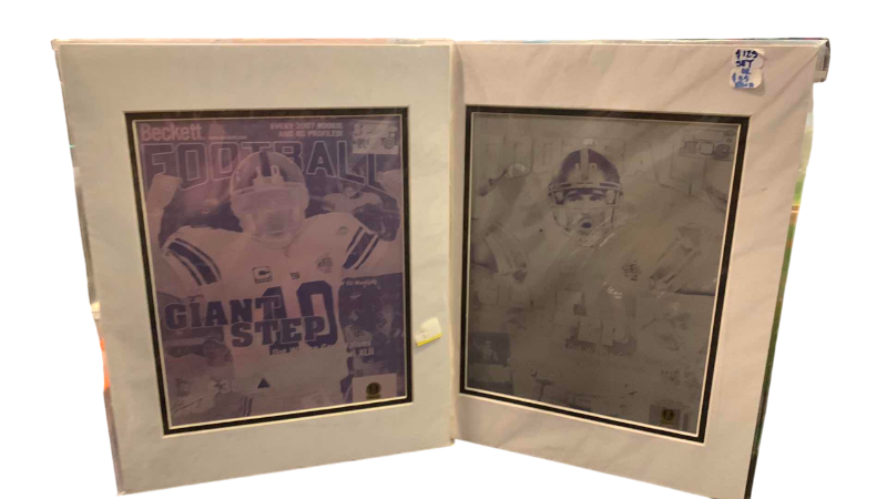 Photo 1 of 2- 8 X 10 ELI MANNING BECKETT AUTHENTICATED PICTURES