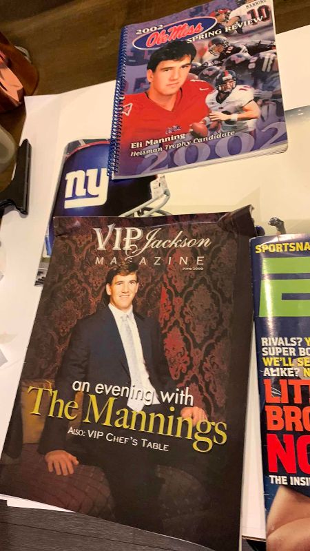 Photo 1 of 6-ELI MANNING MAGAZINES AND POSTER