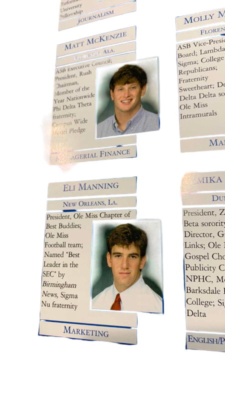 Photo 1 of ELI MANNING 2003 HIGH SCHOOL YEARBOOK