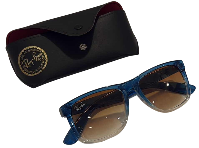 Photo 1 of BLUE RAYBAN SUNGLASSES
