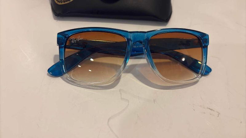 Photo 1 of BLUE RAYBAN SUNGLASSES