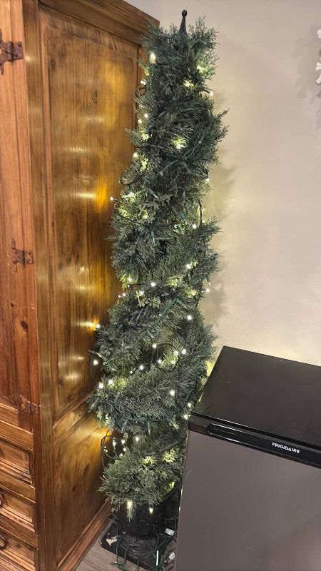 Photo 1 of CHRISTMAS SPIRAL WREATH TREE 70”