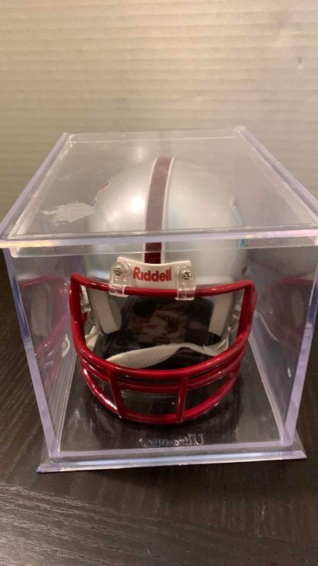 Photo 1 of NFL FOOTBALL MINI SUPERBOWL XLII HELMET