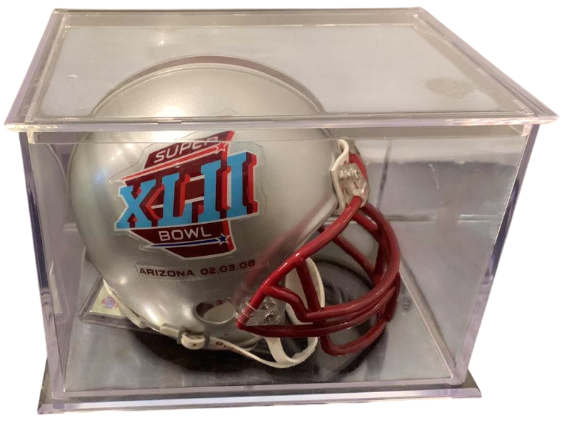 Photo 1 of NFL FOOTBALL MINI SUPERBOWL XLII HELMET