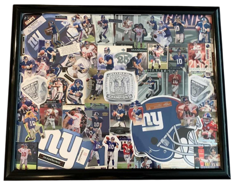 Photo 1 of NFL FOOTBALL NEW YORK GIANTS PHOTO COLLAGE 16" X 16"