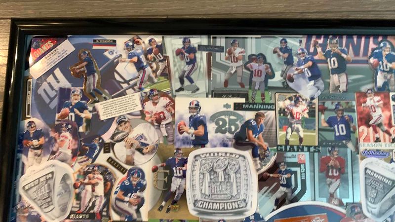 Photo 1 of NFL FOOTBALL NEW YORK GIANTS PHOTO COLLAGE 16" X 16"