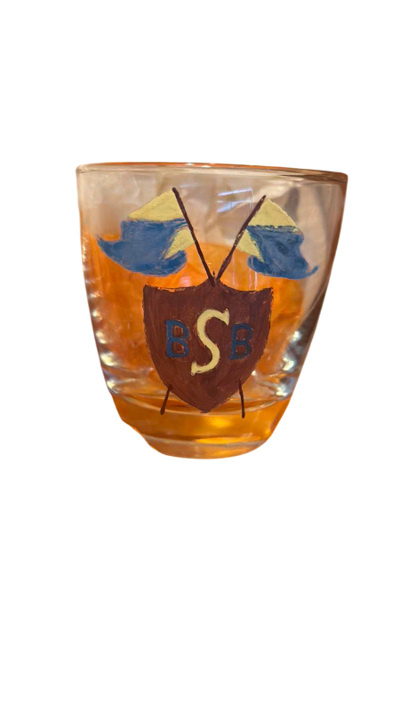 Photo 1 of HAND PAINTED ROCKS GLASSES SET OF 12