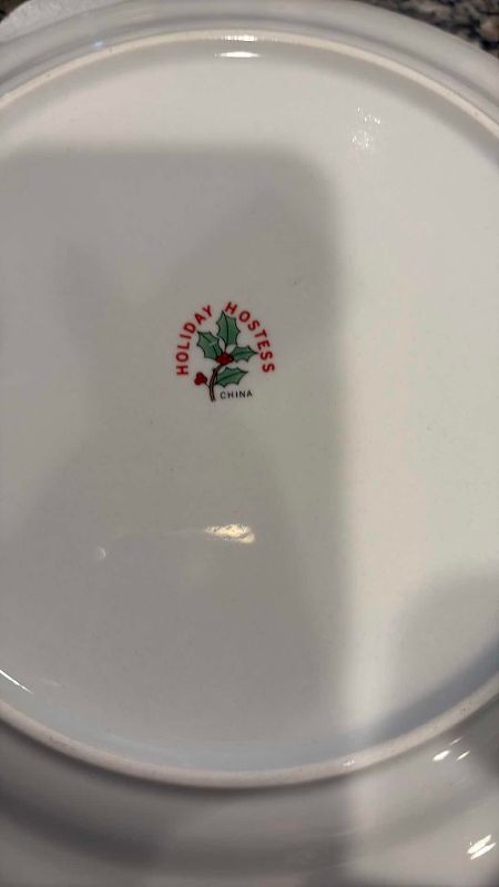Photo 1 of SET OF FOUR CHRISTMAS PLATES