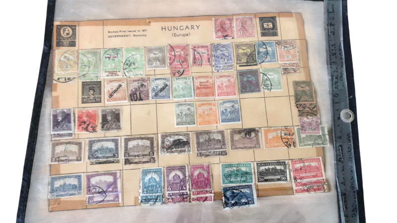 Photo 1 of ANTIQUE STAMPS FROM HUNGARY 1871