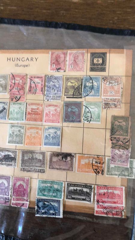 Photo 1 of ANTIQUE STAMPS FROM HUNGARY 1871