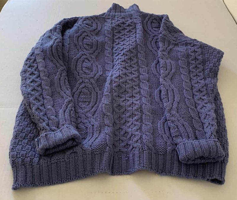 Photo 1 of ARANCRAFTS WOMEN SWEATER MADE IN IRELAND 100% MERINO WOOL