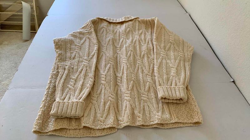 Photo 1 of ARANCRAFTS MADE IN IRELAND 100% MERINO SWEATER SIZE L