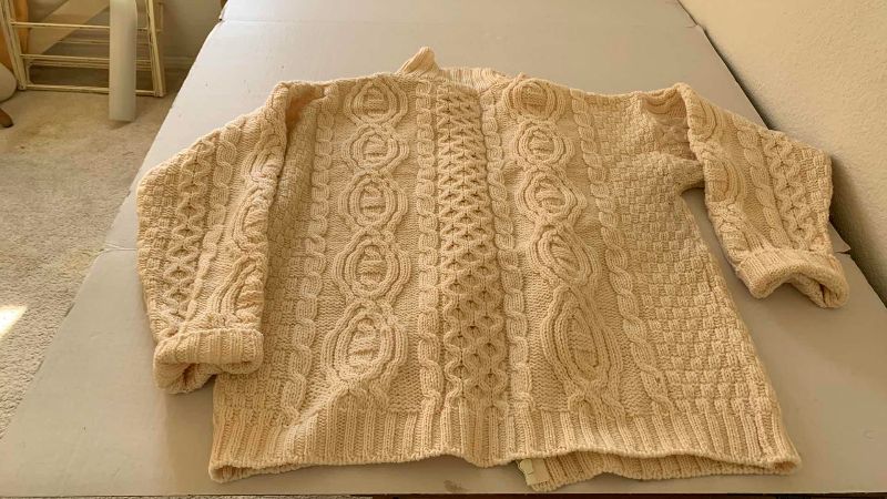 Photo 1 of ARANCRAFTS MADE IN IRELAND 100% MERINO SWEATER SIZE L