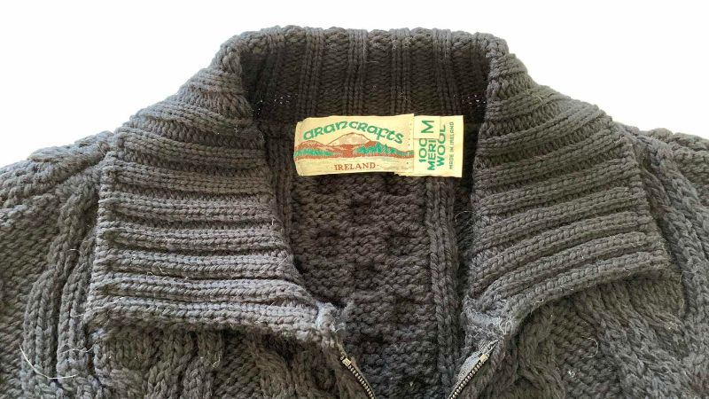 Photo 1 of ARANCRAFTS MADE IN IRELAND 100% MERINO WOOL SWEATER SIZE M