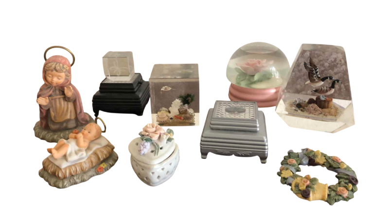 Photo 1 of CURIO AND CHRISTMAS ITEMS