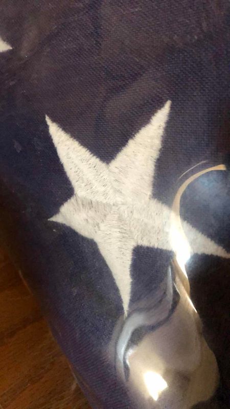 Photo 1 of 2 VINTAGE UNITED STATES MEMORIAL FLAGS