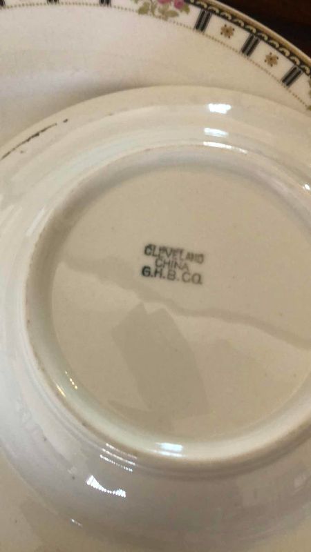 Photo 1 of 12 PIECES OF VINTAGE CLEVELAND CHINA