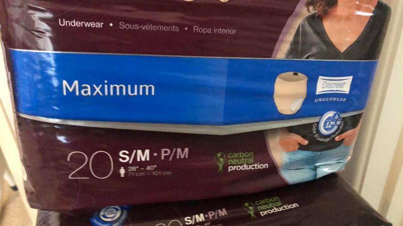 Photo 1 of 4 BAGS OF WOMENS INCONTINENCE UNDERWARE SIZE S/M