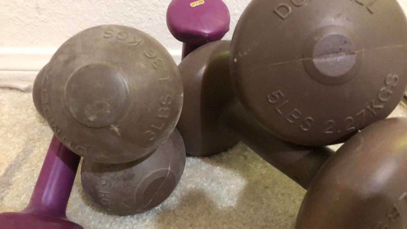 Photo 1 of 3 SETS OF DUMBBELLS