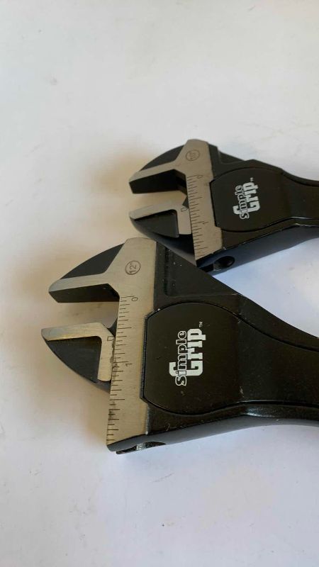 Photo 1 of 2 SIMPLE GRIP CRESCENT WRENCHES