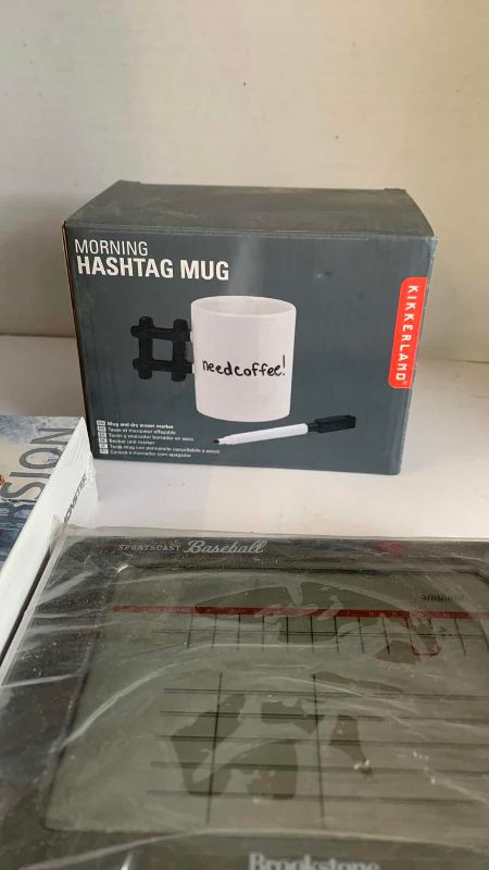 Photo 1 of HEADPHONES, COFFEE MUG AND OTHER ITEMS