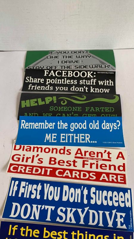 Photo 1 of MAGNETS AND BUMPER STICKERS