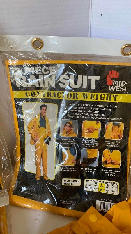 Photo 1 of 4 CONTRACTOR RAIN SUITS AND JACKETS