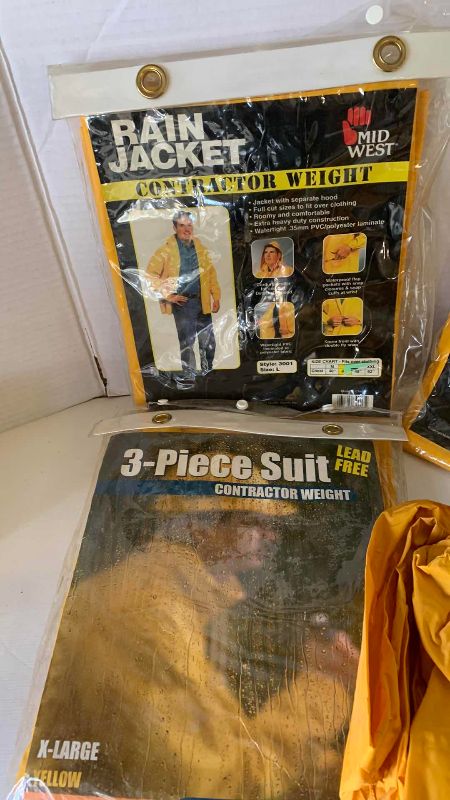 Photo 1 of 4 CONTRACTOR RAIN SUITS AND JACKETS