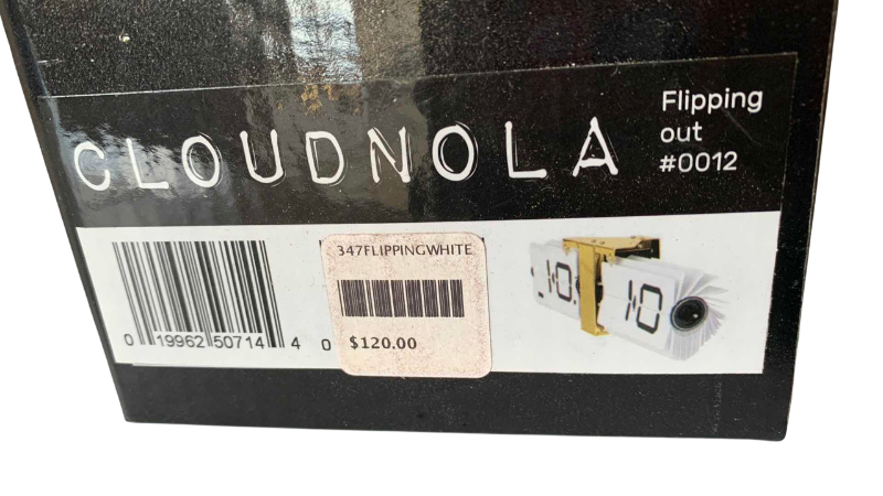Photo 1 of CLOUDNOLA FLIPPING OUT CLOCK