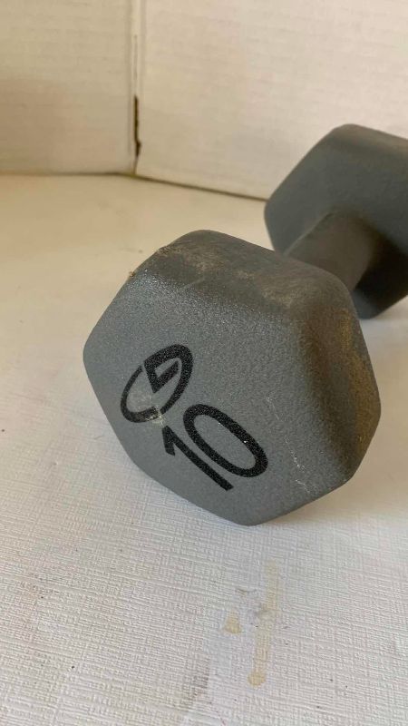 Photo 1 of 10 POUND DUMBBELLS