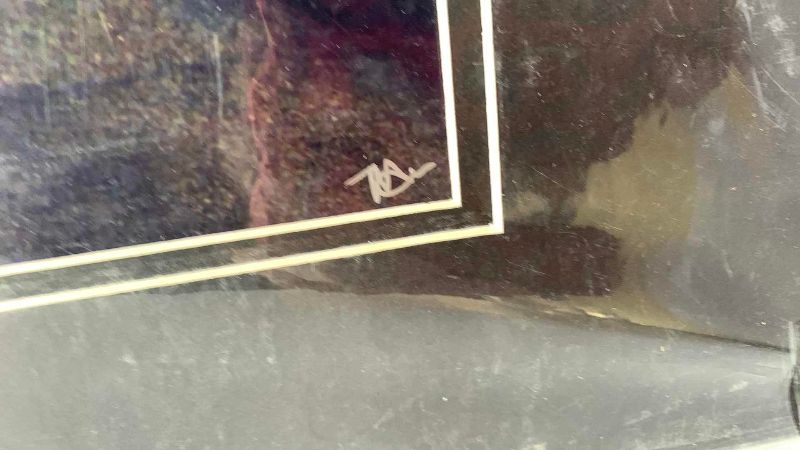 Photo 1 of MATTED PRINT OF "MONUMENT VALLEY" FROM FORREST GUMP POINT ON U.S. ROUTE 163- SIGNED BY PHOTOGRAPHER 16” X 19”