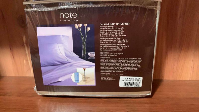 Photo 1 of CAL KING EGYPTIAN COTTON 500 THREAD COUNT SHEET SET