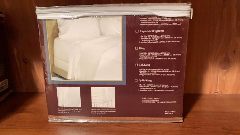 Photo 1 of CAL KING SUPIMA COTTON 450 THREAD COUNT SHEET SET