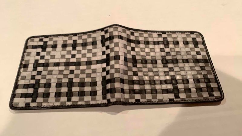 Photo 1 of PAUL SMITH WOVEN LEATHER WALLET