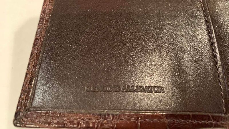 Photo 1 of GENUINE ALLIGATOR WALLET