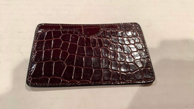 Photo 1 of CROCODILE CARD HOLDER FROM AUSTRALIA