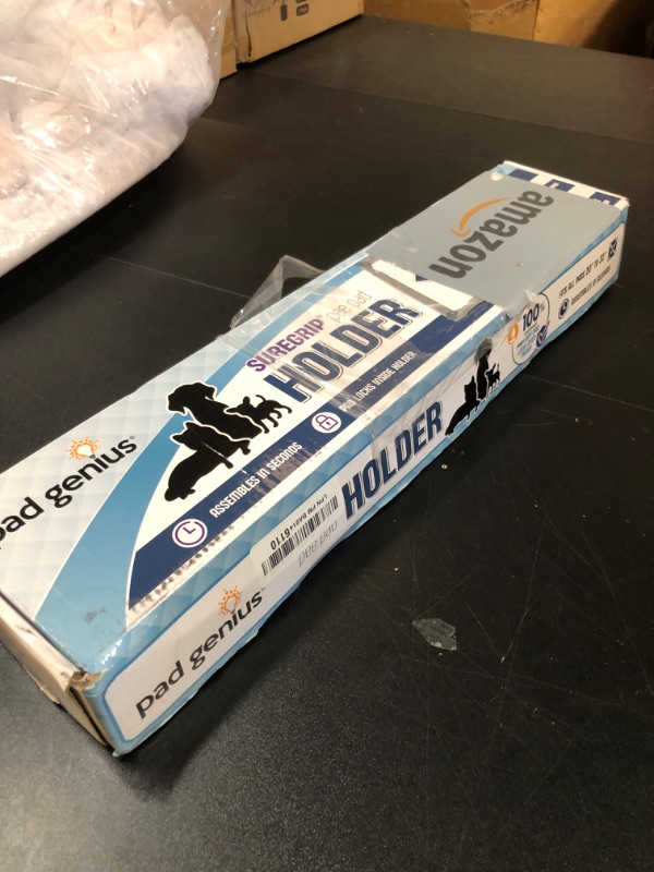 Photo 2 of SureGrip Pee Pad Holder - Stops Sliding & Folding - Stops Leak-Over 100% - Locking Pad Grips - Fits All Sm/Med/Lrg/XL Pads 20" to 32" (20" to 44" w/add-on Extentions)