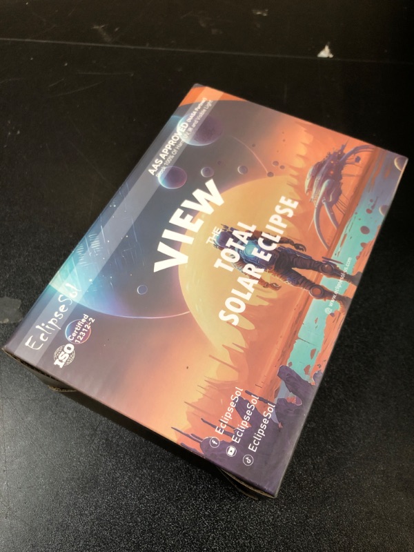 4 Pack Solar Eclipse Glasses 2024 Approved Plastic Eclipse Glasses ISO